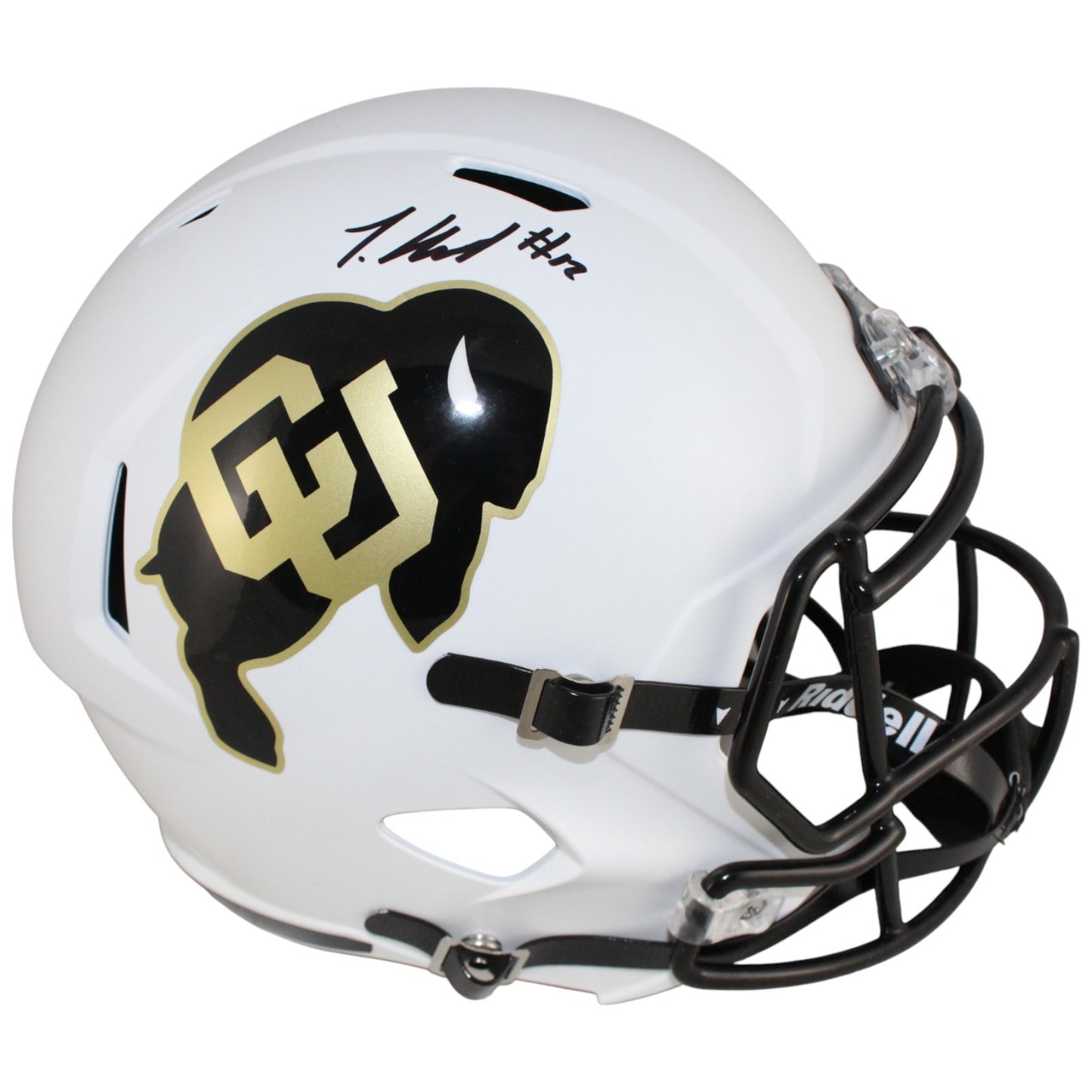 Travis Hunter Autographed Colorado Buffaloes Full Size Replica Helmet