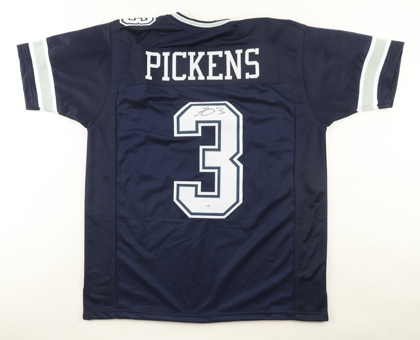George Pickens Signed Dallas Cowboys Blue Custom Jersey