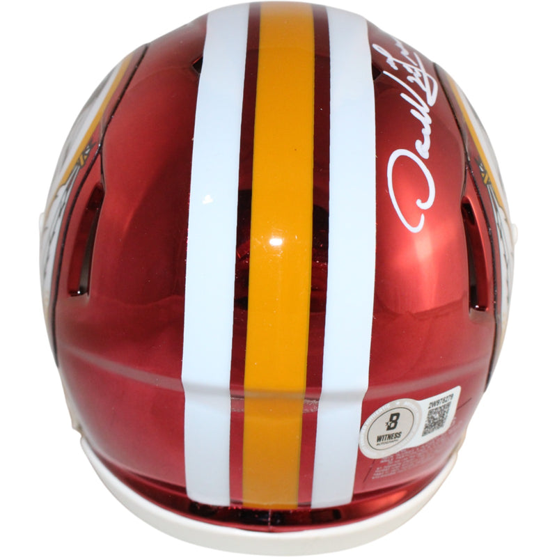 Darrell Green Washington Redskins Autographed Chrome Mini Helmet