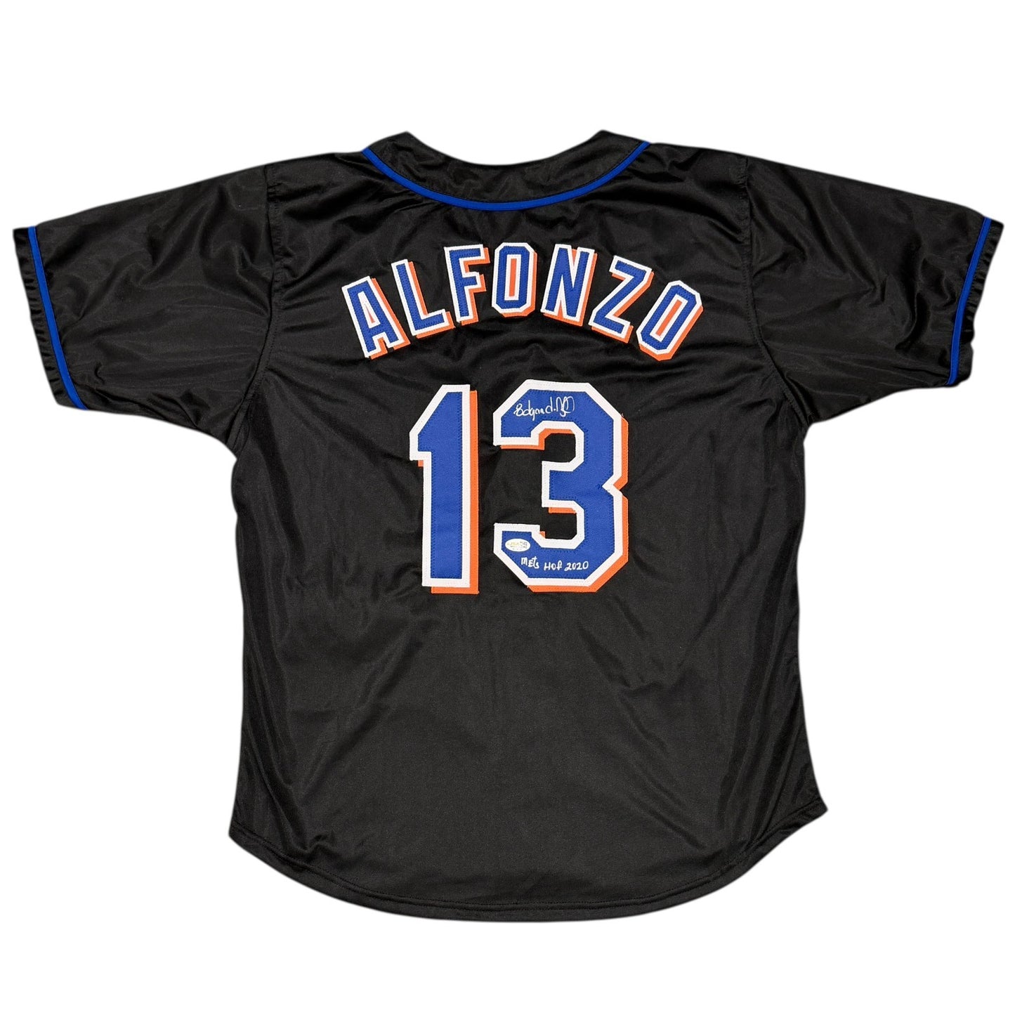 Edgardo Alfonzo Signed New York Mets Custom Jersey - Mets HOF 2020