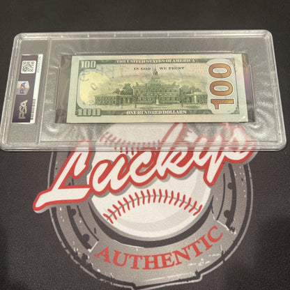 Floyd Mayweather Jr Signed $100 Bill with 4 Inscriptions PSA 10 Auto