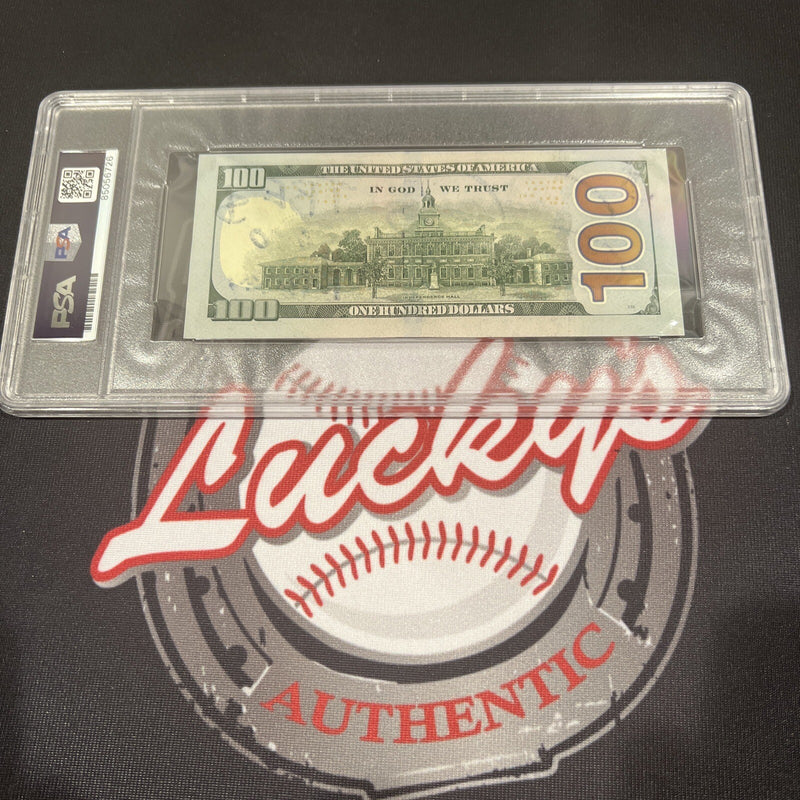 Floyd Mayweather Jr Signed $100 Bill with 4 Inscriptions PSA 10 Auto