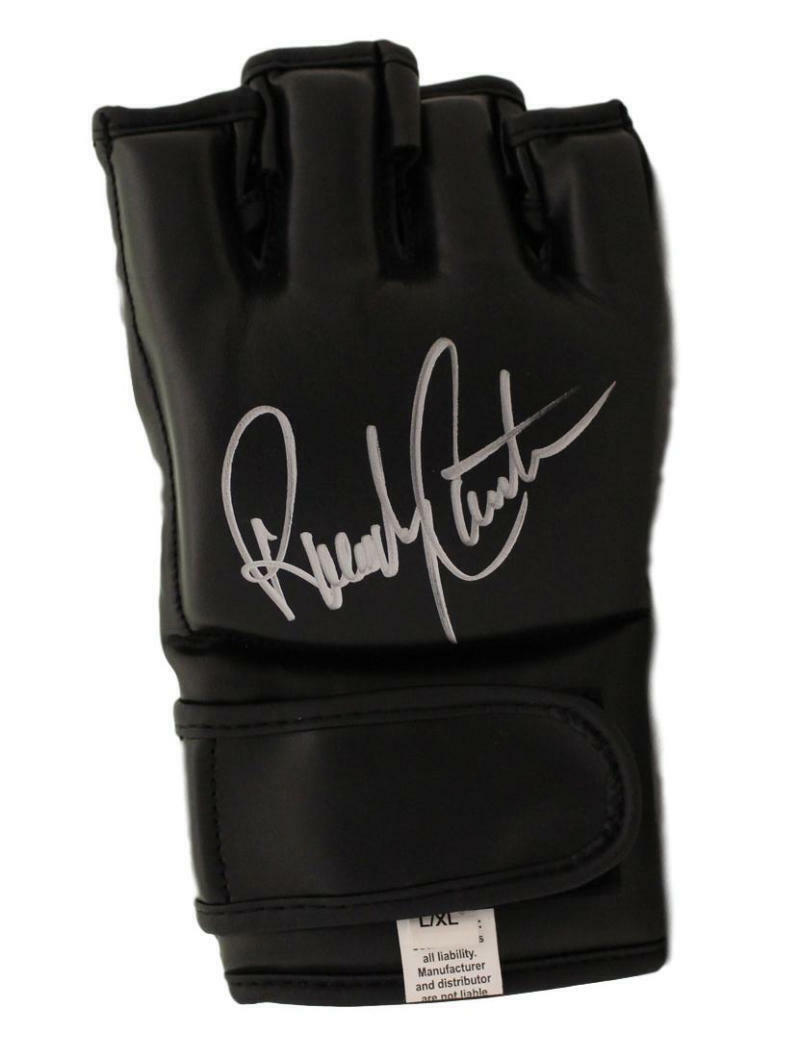 Randy Couture Autographed UFC MMA Glove - Beckett BAS