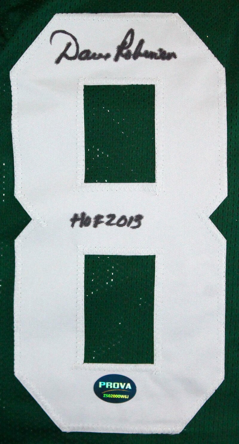 Dave Robinson Signed Green Custom Jersey