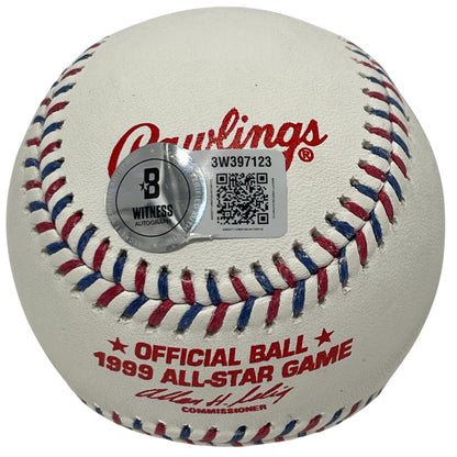 Pedro Martinez Signed 1999 All-Star Baseball (99 ASG MVP) Beckett BAS