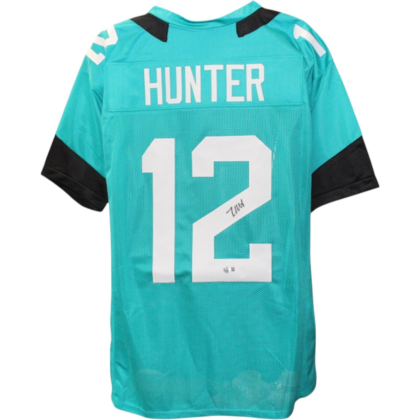 Travis Hunter Signed "24 Heisman" Inscribed Teal Pro Style Jersey