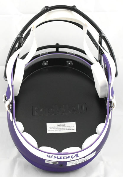 Justin Jefferson Signed Minnesota Vikings Full Size Speed Helmet