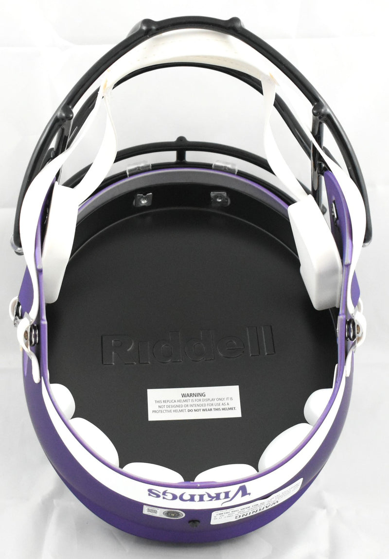 Justin Jefferson Signed Minnesota Vikings Full Size Speed Helmet