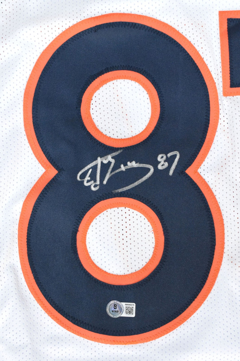 Ed McCaffrey Signed Denver Broncos Custom Jersey - White