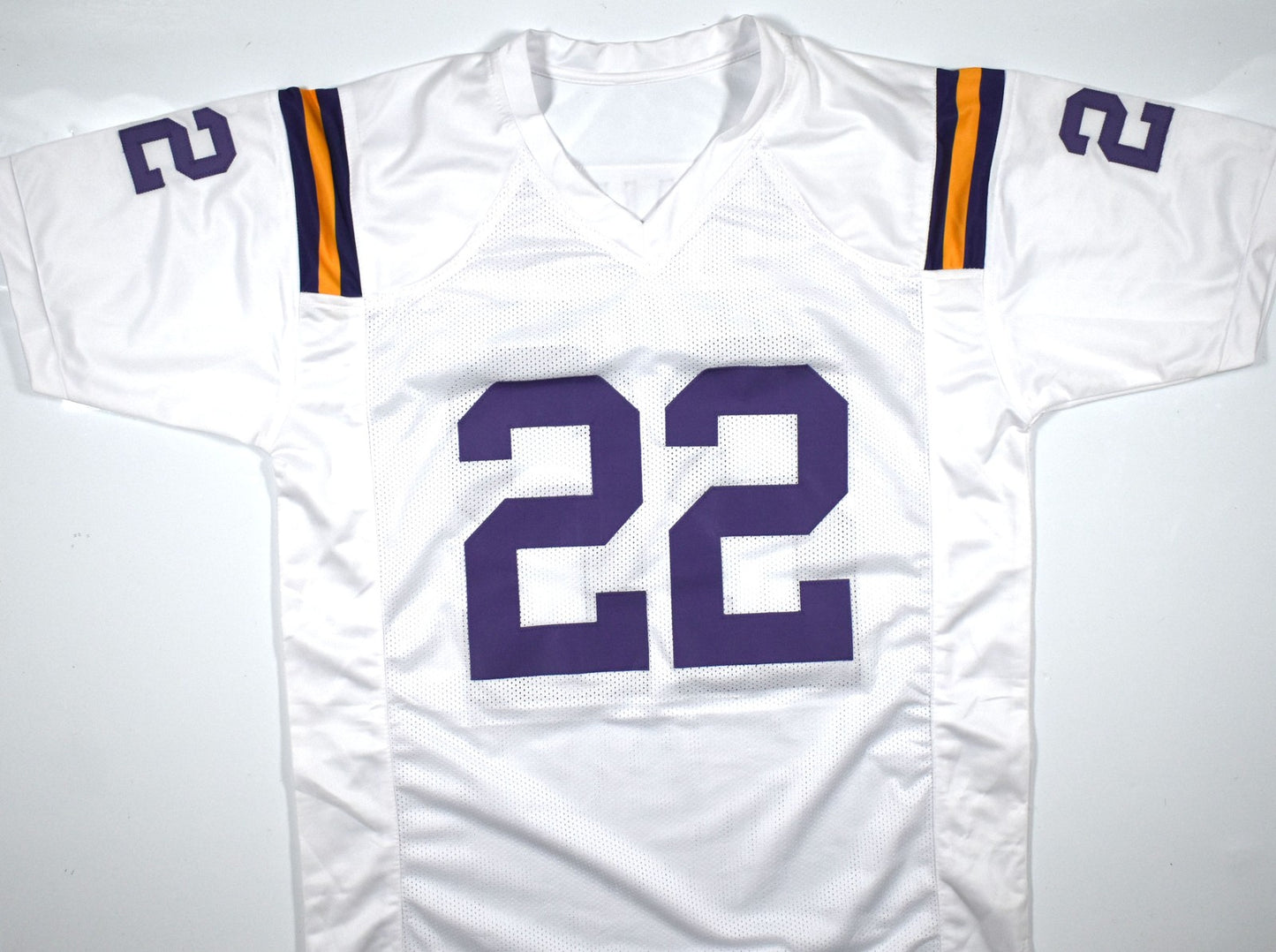 Paul Krause Autographed Custom White Jersey with HOF Inscription