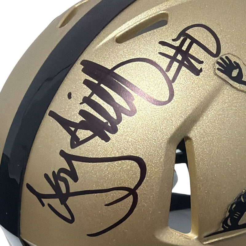 Troy Smith Signed Ohio State Buckeyes 2006 Heisman Speed Mini Helmet