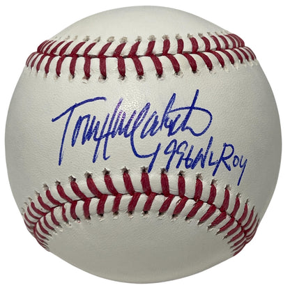 Todd Hollandsworth Signed Official Major League Baseball 1996 NL ROY BAS Witness