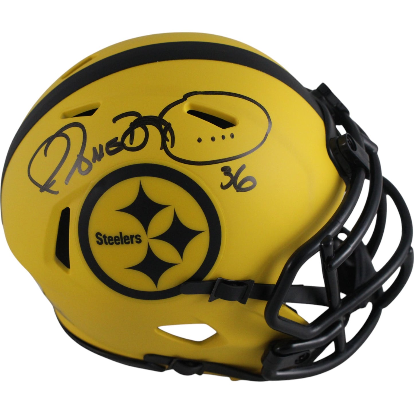 Jerome Bettis Pittsburgh Steelers Signed Rave Alternate Mini Helmet
