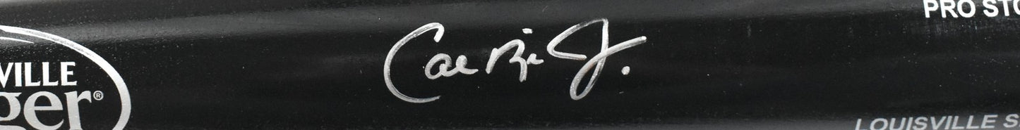 Cal Ripken Jr Autographed Louisville Slugger Black Pro Baseball Bat