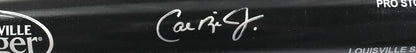 Cal Ripken Jr Autographed Louisville Slugger Black Pro Baseball Bat