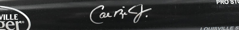 Cal Ripken Jr Autographed Louisville Slugger Black Pro Baseball Bat