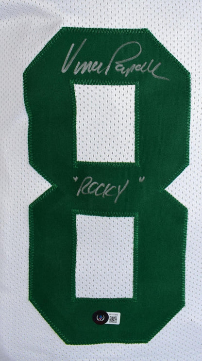 Vince Papale Autographed White Custom Jersey