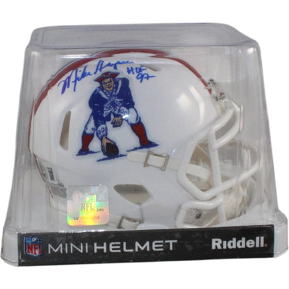 Mike Haynes Autographed New England Patriots Throwback Mini Helmet