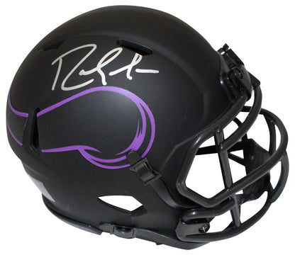 Randy Moss Signed Minnesota Vikings Eclipse Mini Helmet (Beckett BAS)