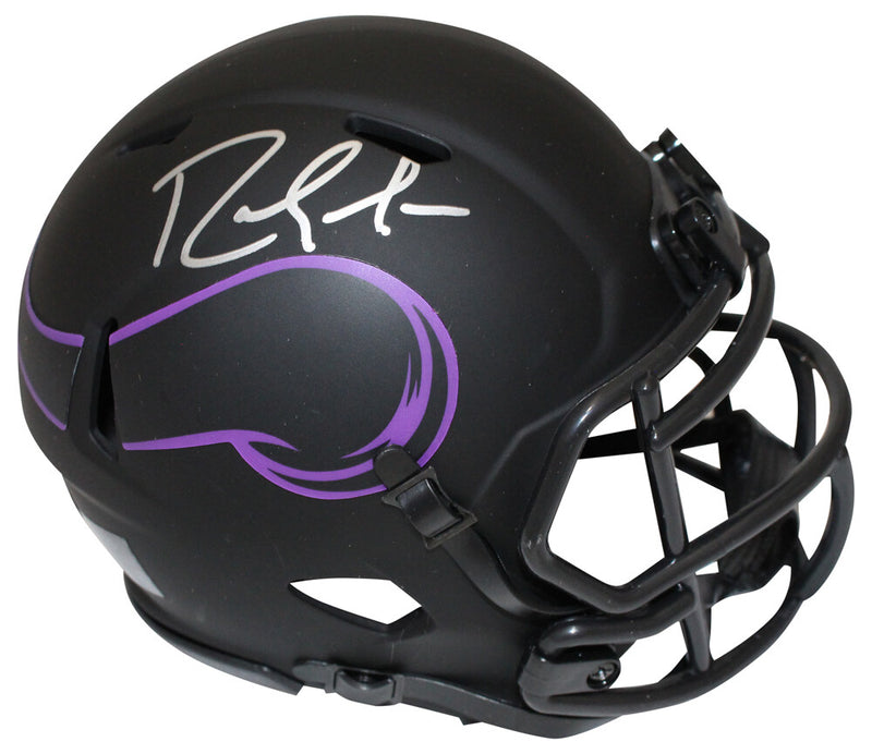 Randy Moss Signed Minnesota Vikings Eclipse Mini Helmet (Beckett BAS)
