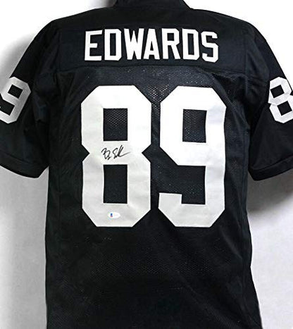 Bryan Edwards Autographed Black Pro Style Jersey