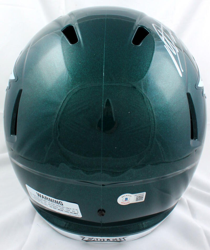 Miles Sanders Autographed Philadelphia Eagles Full Size Speed Helmet