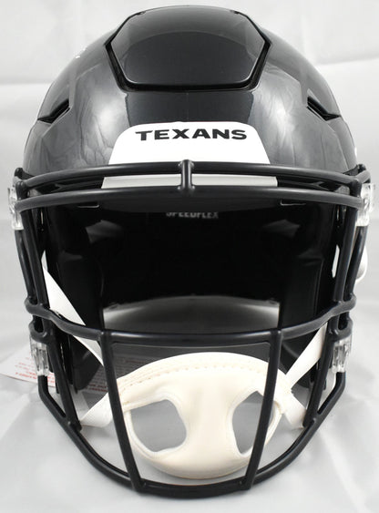 David Montgomery Autographed Houston Texans Full Size Speedflex Helmet