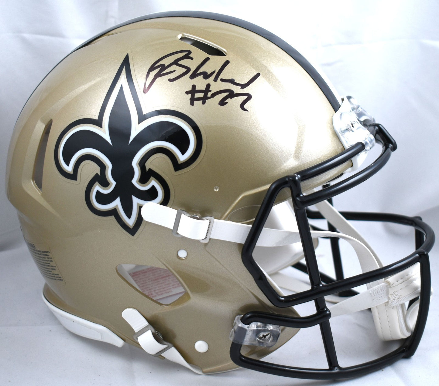 Rashid Shaheed Signed New Orleans Saints Full Size Speed Authentic Helmet