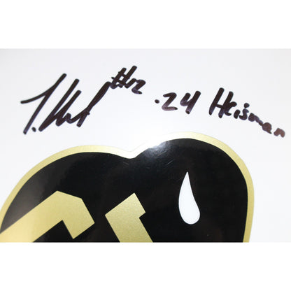 Travis Hunter Signed Colorado Buffaloes Full Size Authentic Helmet (Heisman)