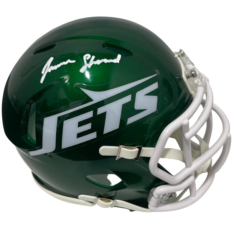 Jamien Sherwood New York Jets Signed Speed Mini Helmet Beckett COA