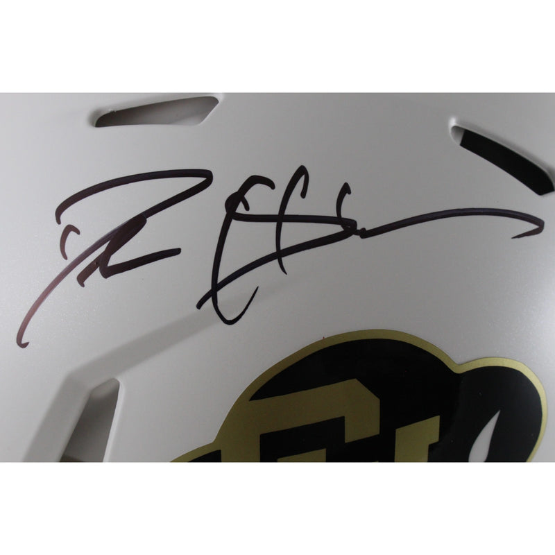 Deion Sanders Autographed Colorado Buffaloes Authentic Full Size Speed Helmet