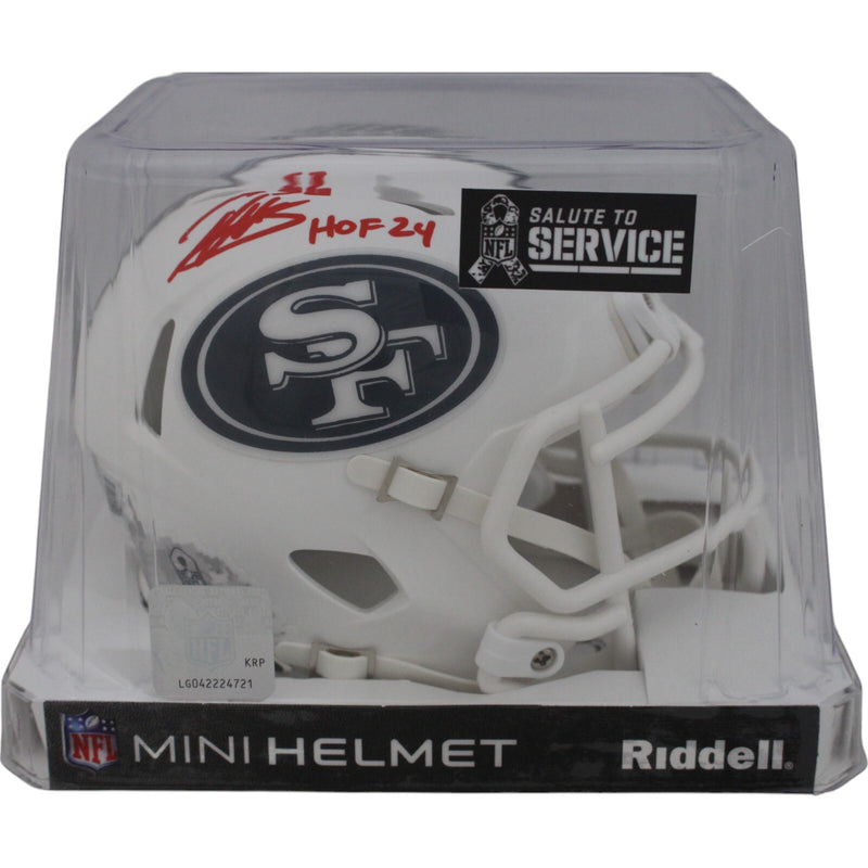 Patrick Willis Signed San Francisco 49ers 2024 Salute to Service Mini Helmet