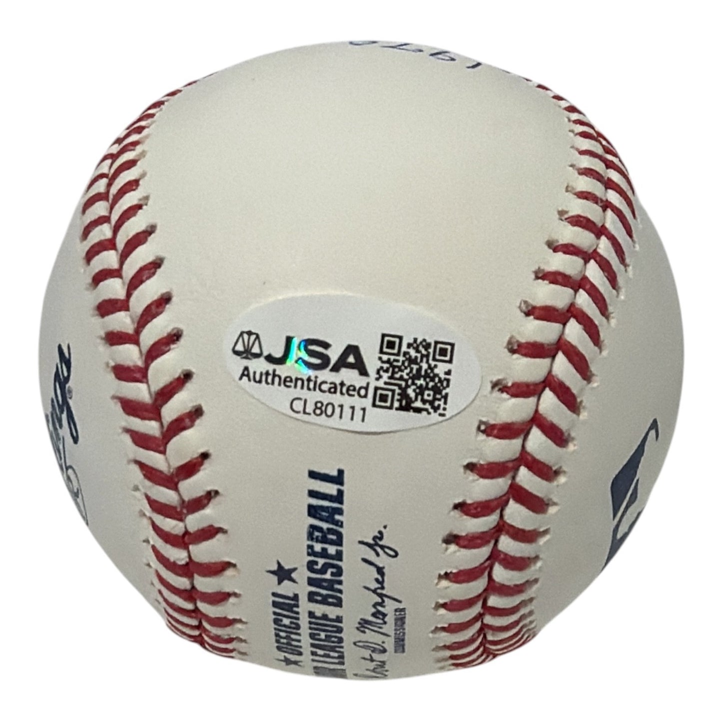 Lou Whitaker Signed Official Major League Baseball with 3 Inscriptions