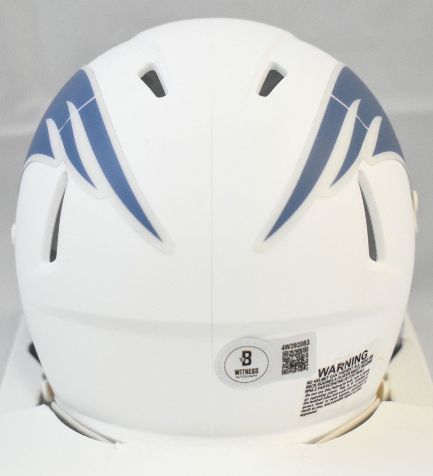 Milton Williams Autographed New England Patriots Rivalries Mini Helmet