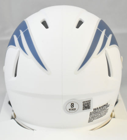 Milton Williams Autographed New England Patriots Rivalries Mini Helmet