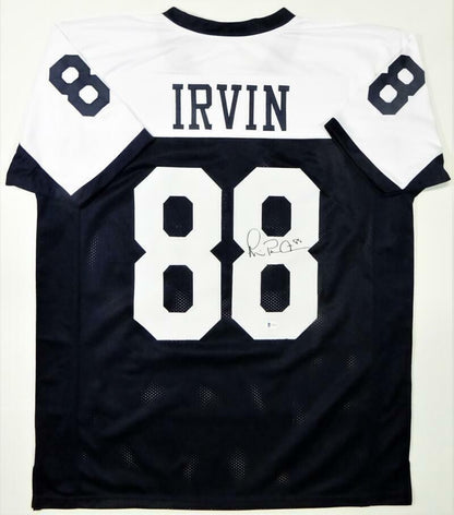 Michael Irvin Autographed Dallas Cowboys Custom Jersey