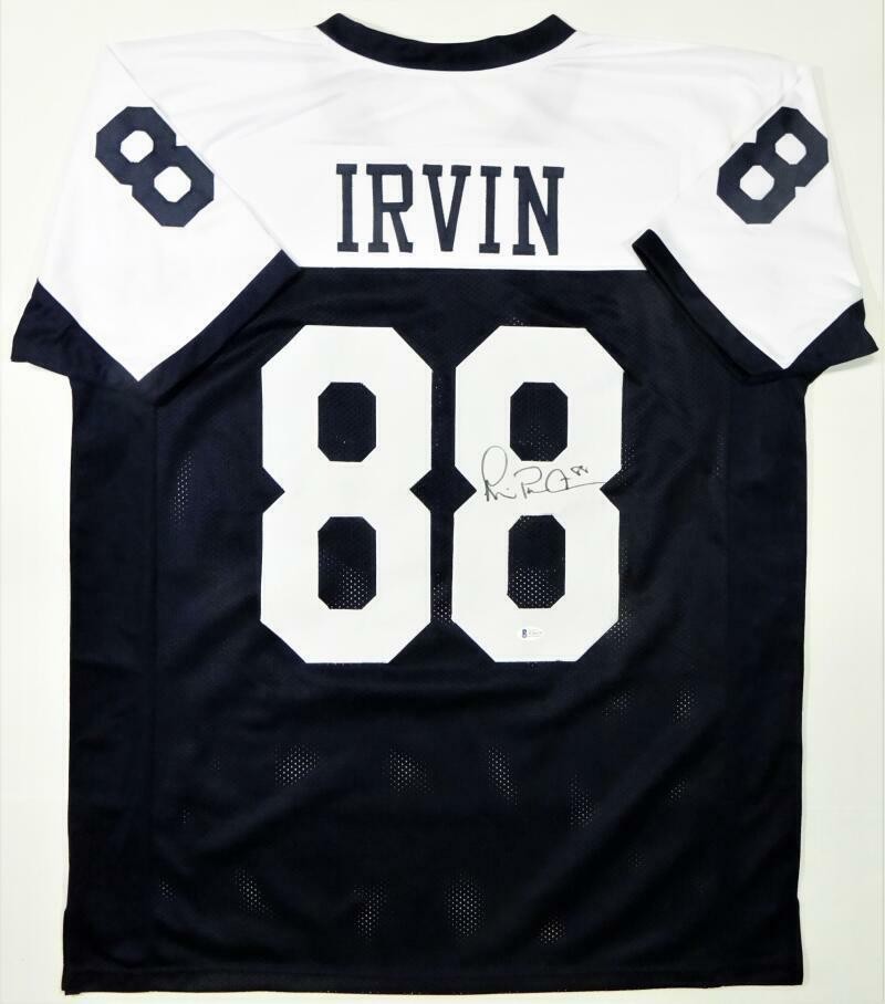 Michael Irvin Autographed Dallas Cowboys Custom Jersey