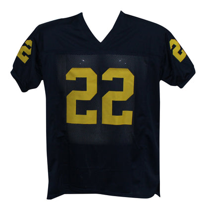 Ty Law Autographed Michigan Style Custom Jersey (Beckett BAS)