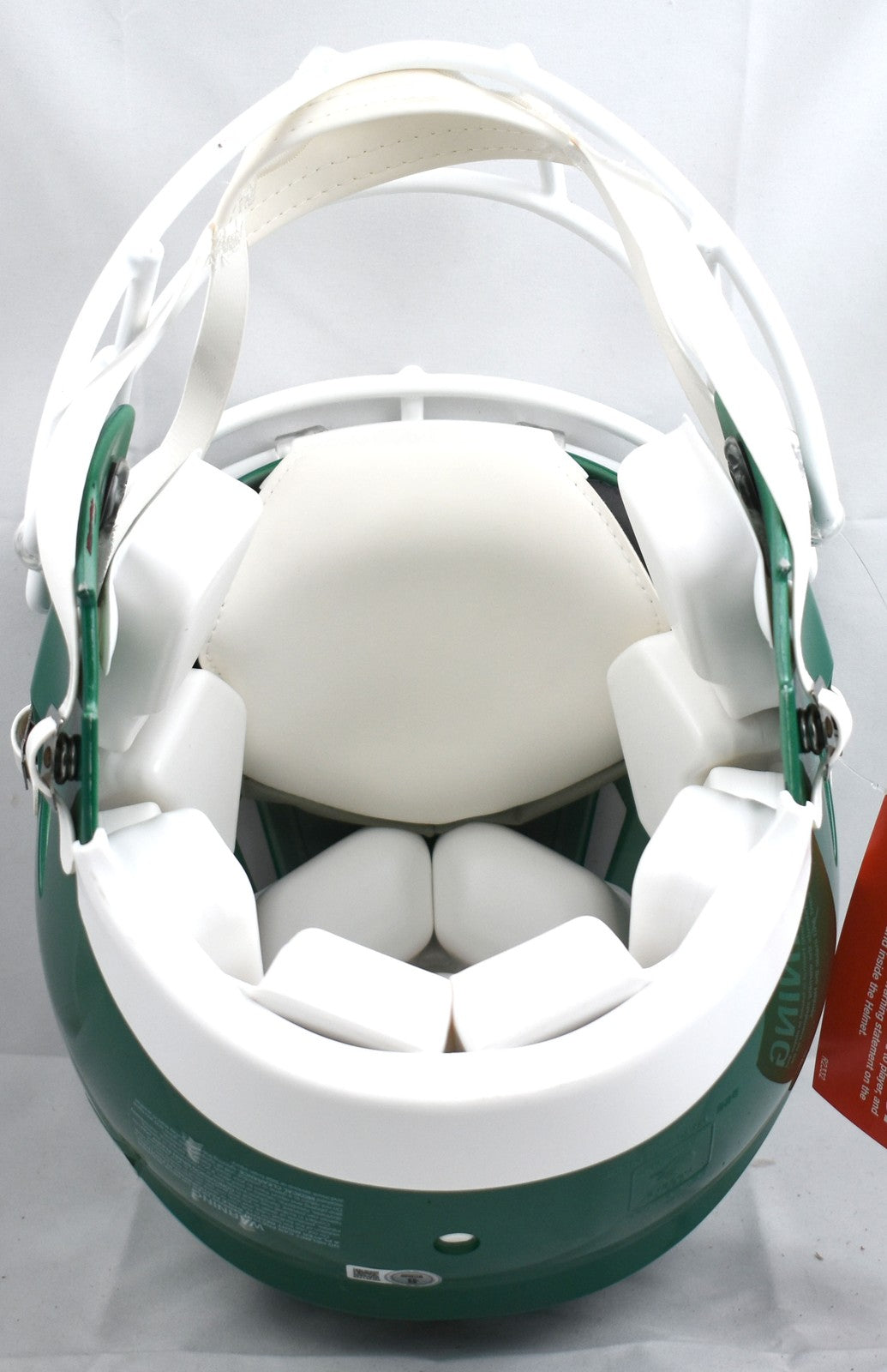 Davante Adams Autographed New York Jets Authentic Throwback Helmet