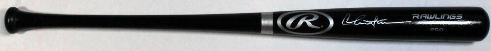 Charlie Sheen Signed Rawlings Pro Black Baseball Bat