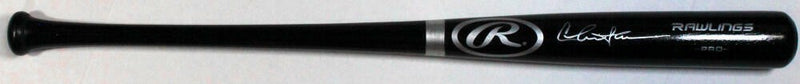 Charlie Sheen Signed Rawlings Pro Black Baseball Bat