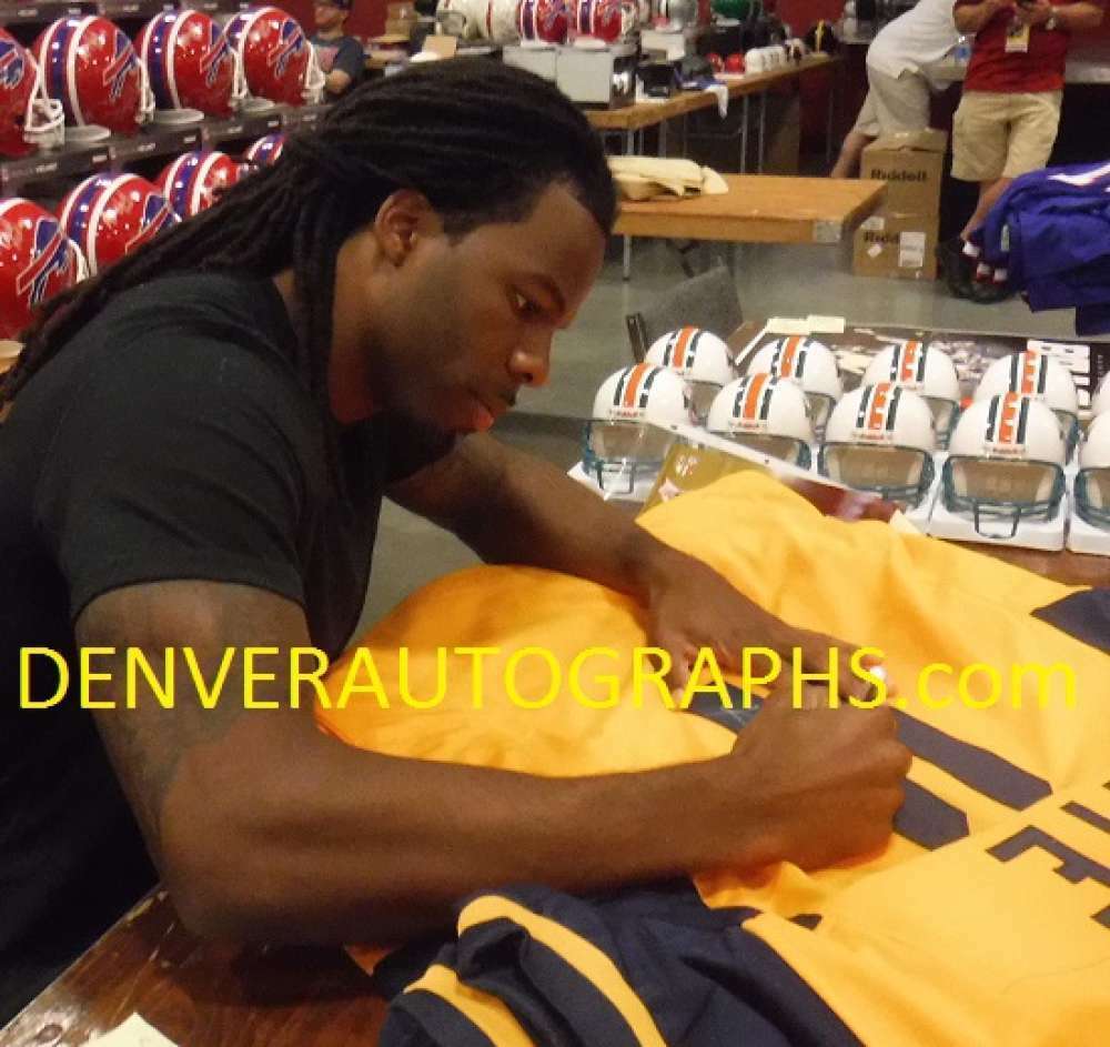 Kevin White Autographed West Virginia Mountaineers College Style Jersey