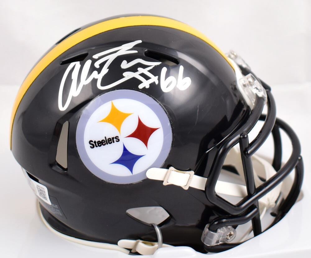 Alan Faneca Autographed Pittsburgh Steelers Speed Mini Helmet