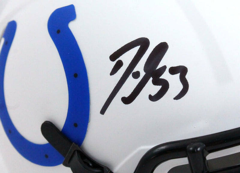 Darius Leonard Signed Indianapolis Colts Lunar Speed Mini Helmet