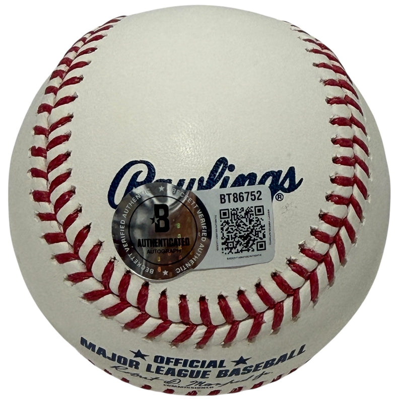 Thomas Ian Nicholas Signed ROMLB Baseball (Rookie of the Year Quote) BAS
