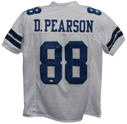 Drew Pearson Signed Dallas Cowboys Custom White Jersey (HOF)