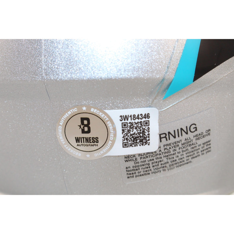 Julius Peppers Autographed Carolina Panthers Mini Helmet (HOF Inscription)