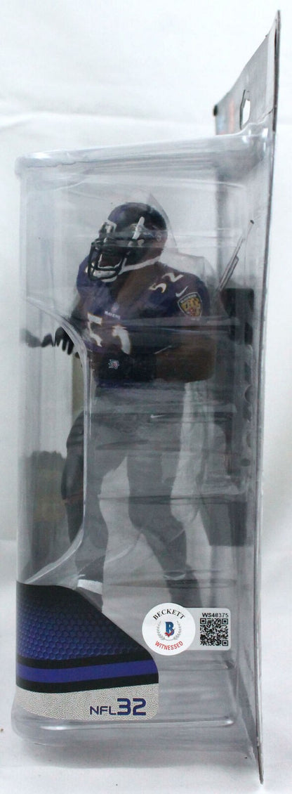 Ray Lewis Autographed Baltimore Ravens McFarlane Figurine