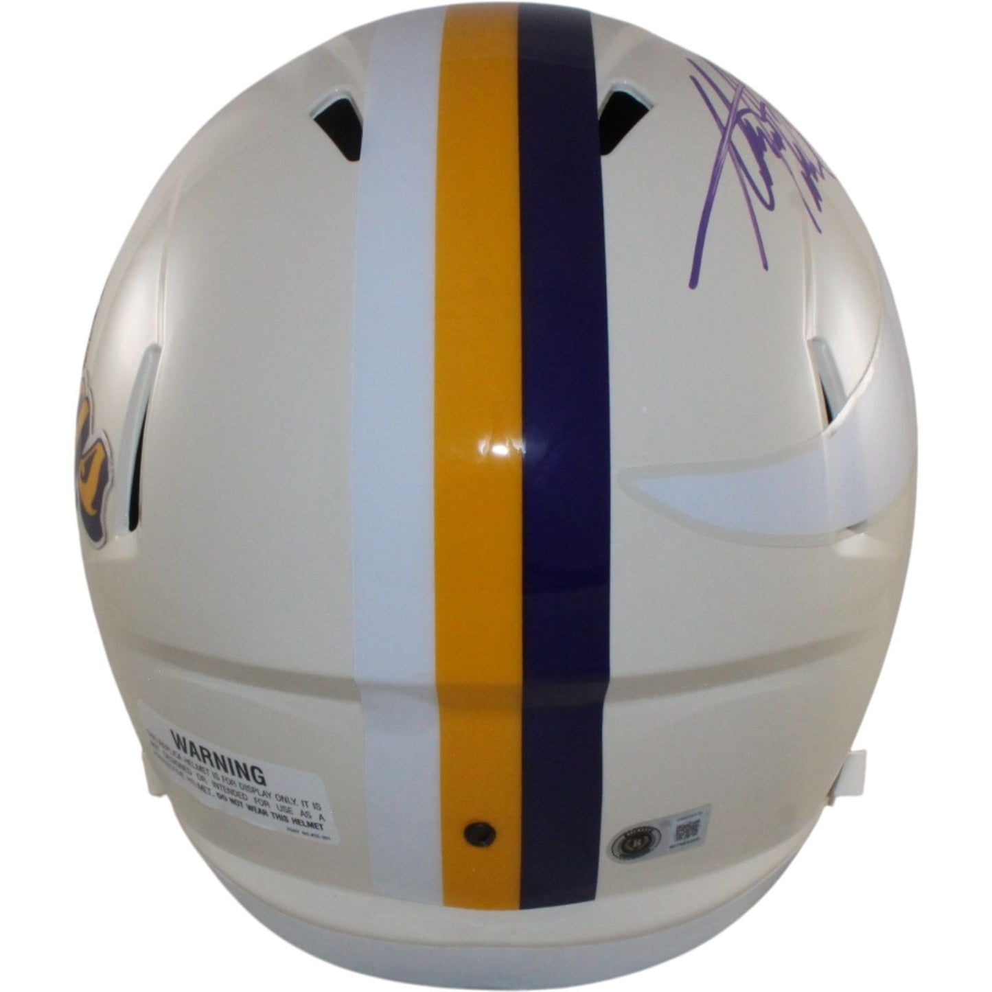 Adrian Peterson Signed Minnesota Vikings Full Size Retro Helmet