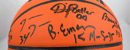 Larry Johnson & 1989-90 UNLV Rebels Team Signed Wilson Basketball